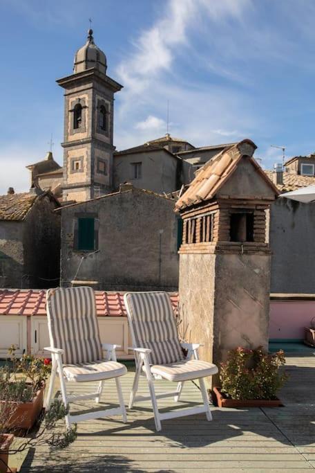Apartament La Terrazza Nel Borgo Bracciano  Zewnętrze zdjęcie